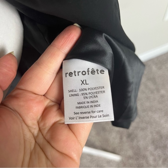 RETROFETE GABRIELLE SEQUIN OMBRE ROBE MINI DRESS WITH SLEEVES SIZE XL - Picture 16 of 16